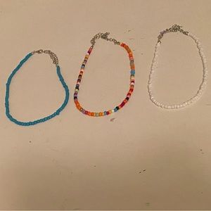 The perfect beaded chocker trio for summer